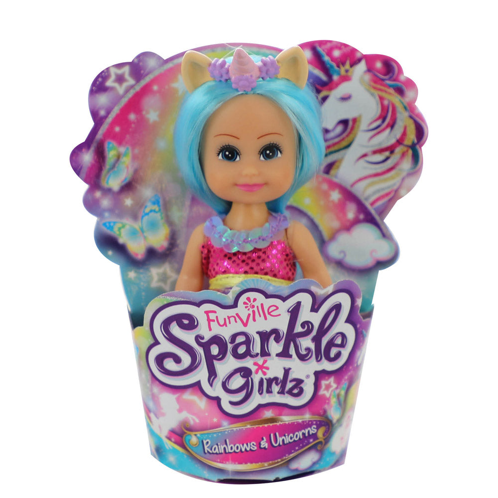 SPARKLE GIRLZ Кукла в конус 10 см. RAINBOWS AND UNICORNS