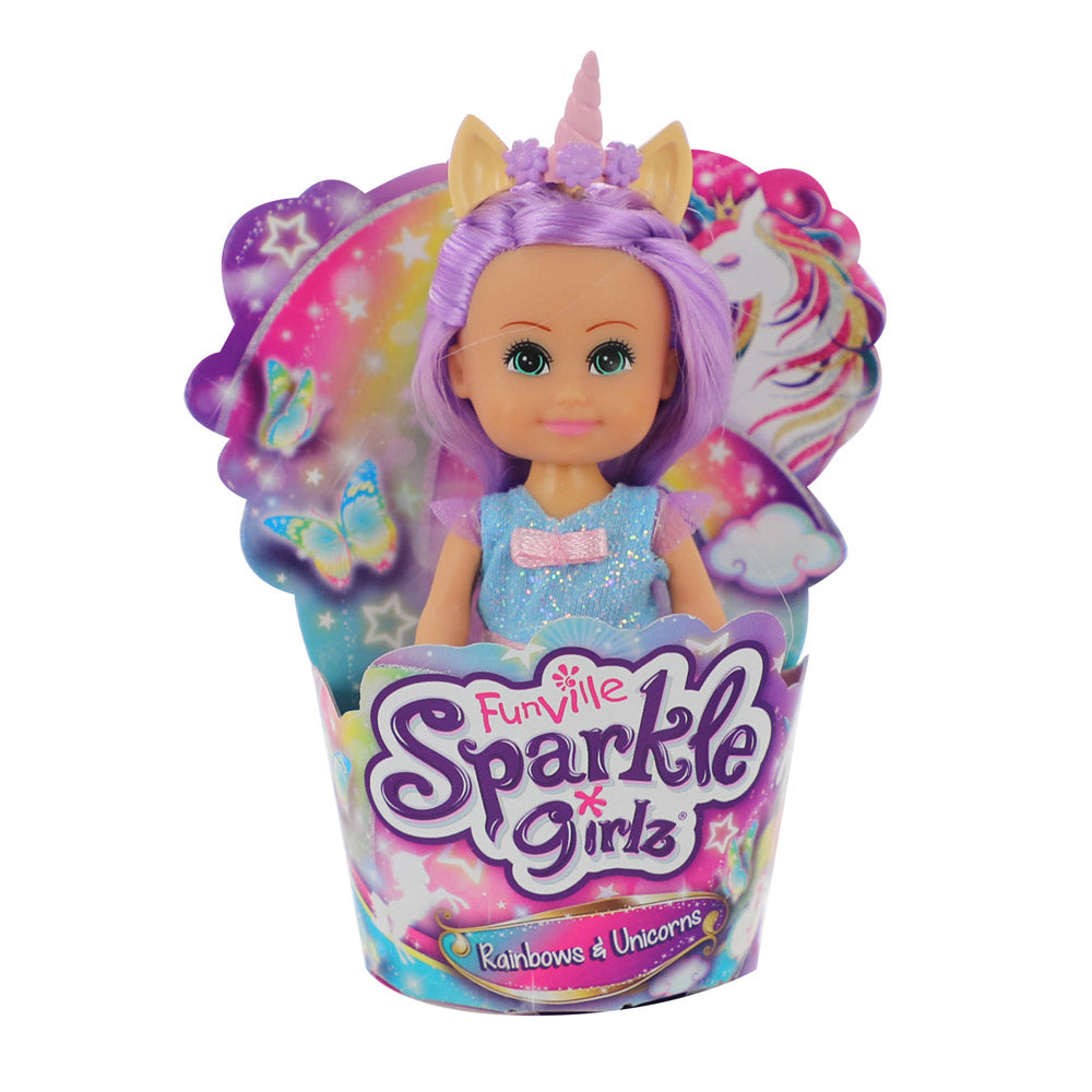 SPARKLE GIRLZ Кукла в конус 10 см. RAINBOWS AND UNICORNS