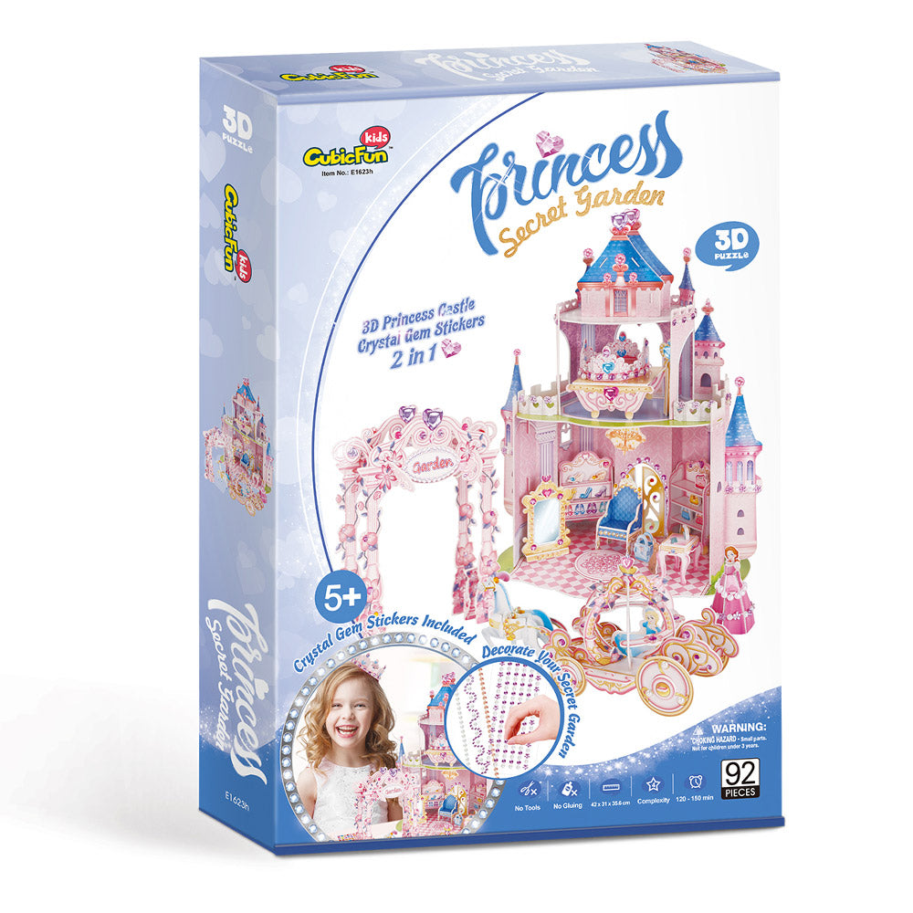 CubicFun 3D Пъзел ТАЙНАТА ГРАДИНА НА ПРИНЦЕСАТА