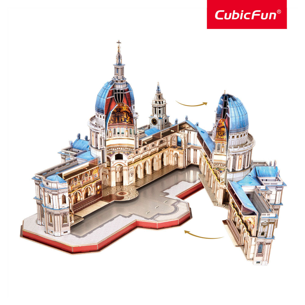 CubicFun Пъзел 3D St.Paul's Cathedral 643ч. Разгъващ се