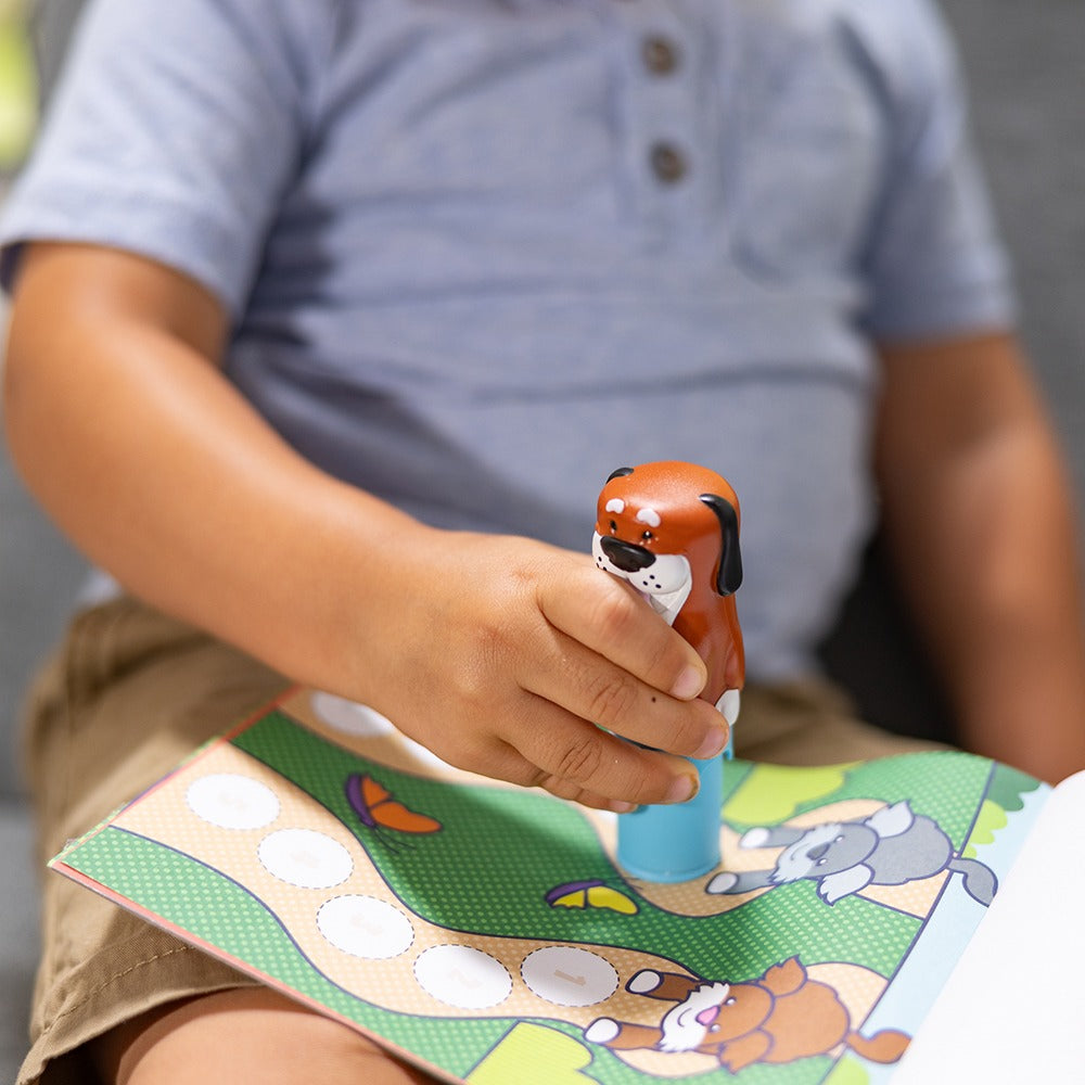 SM MELISSA AND DOUG WOW Книжка с 300 Стикера и Печат за Стикери Куче