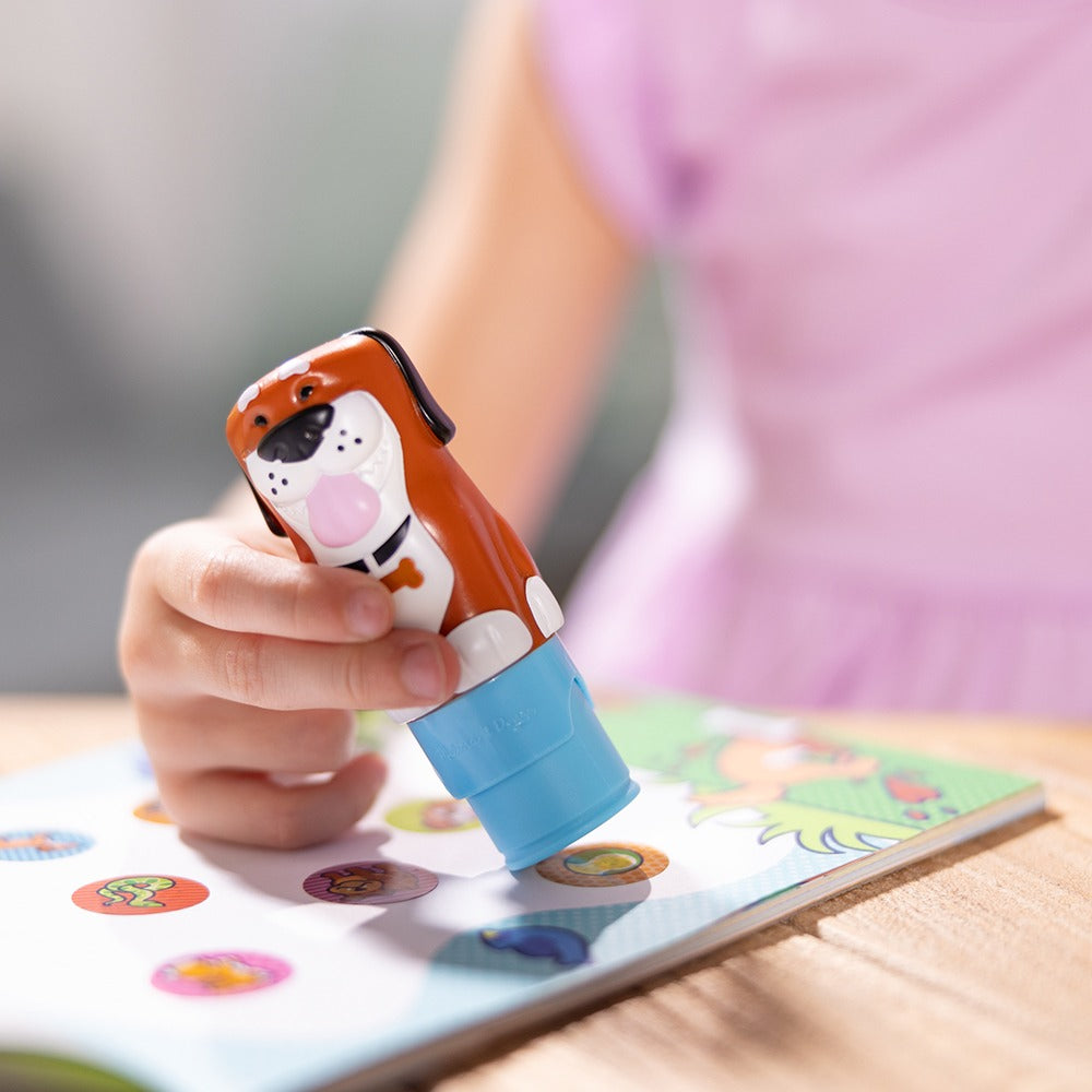 SM MELISSA AND DOUG WOW Книжка с 300 Стикера и Печат за Стикери Куче
