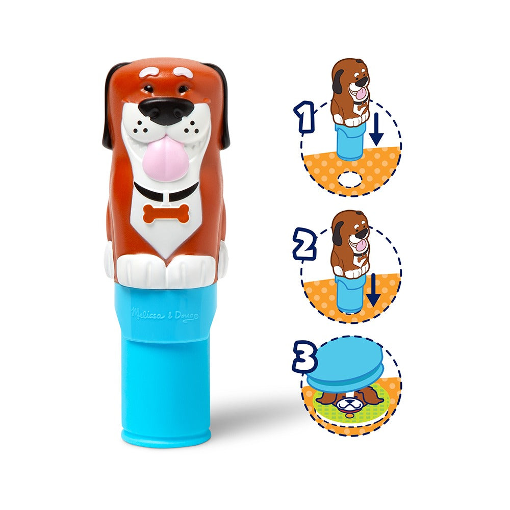 SM MELISSA AND DOUG WOW Книжка с 300 Стикера и Печат за Стикери Куче