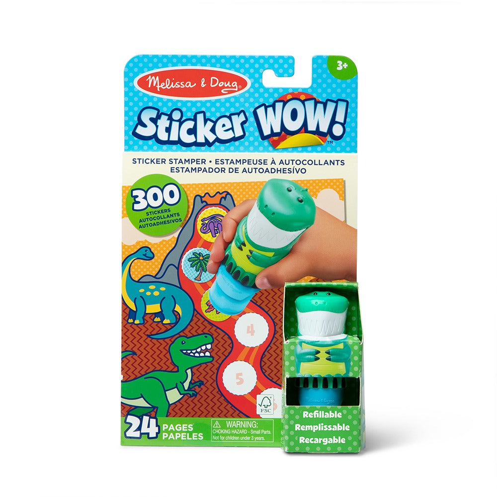 SM MELISSA AND DOUG Sticker WOW Книжка с 300 Стикера и Печат за Стикери