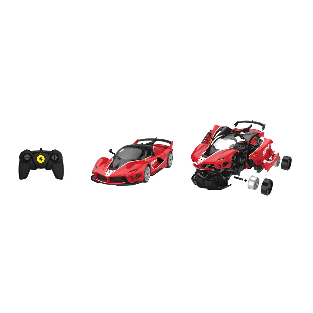 RASTAR Кола за сглобяване Ferrari FXXK EVO R/C 84 части 1:18