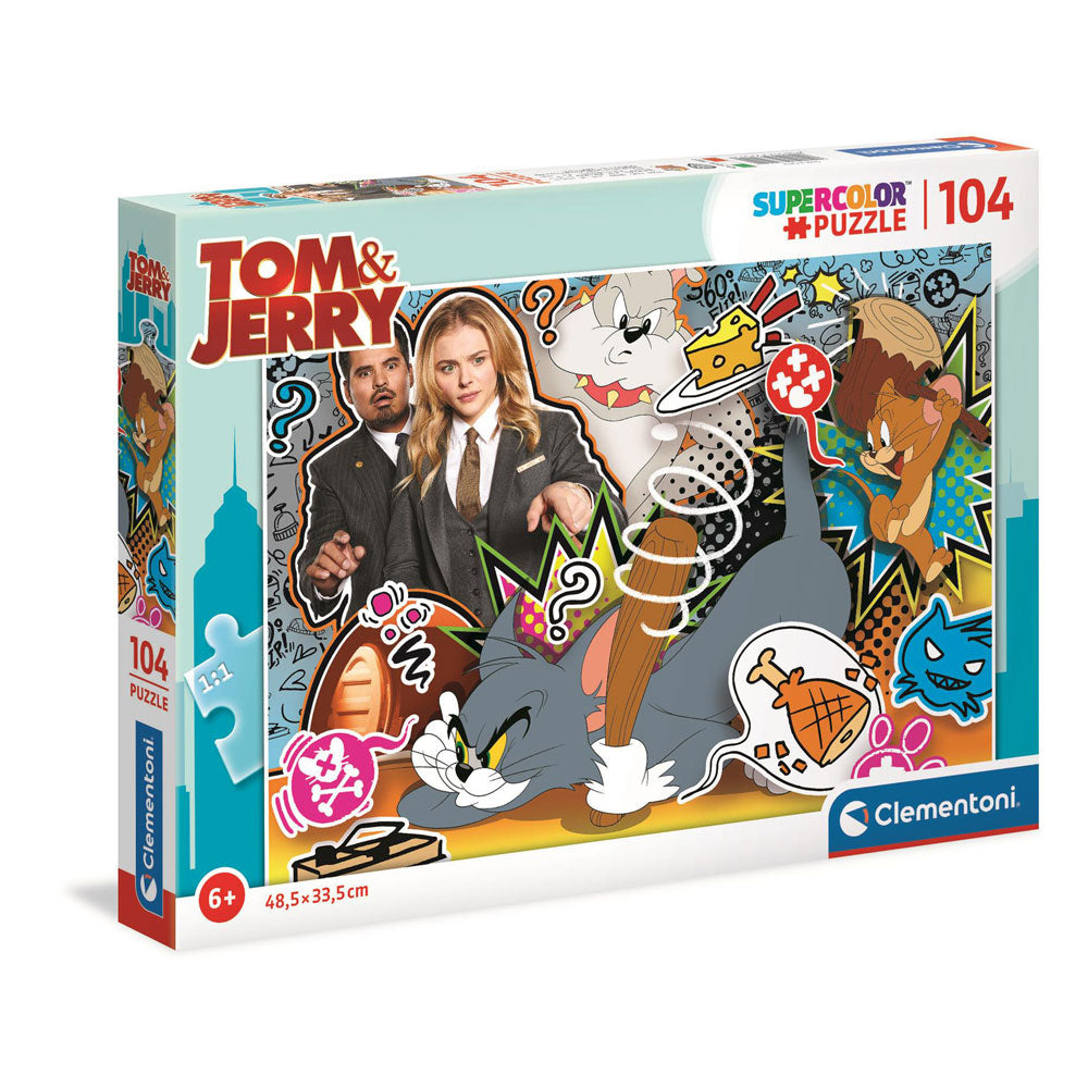 CLEMENTONI 104ч. Пъзел Tom and Jerry