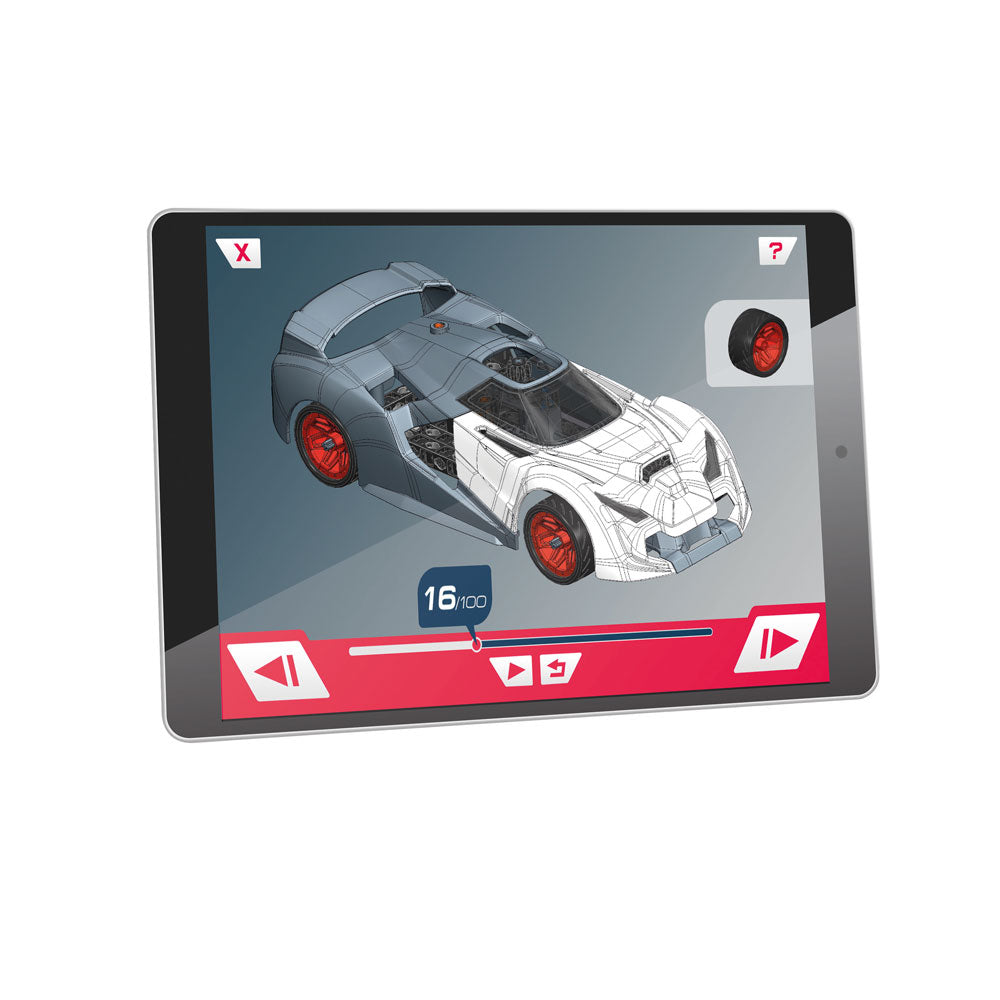CLEMENTONI MECHANICS Конструктор Спортна кола 100ч. SUPERCAR