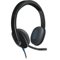 Слушалки Logitech H540 Corded, USB, черни