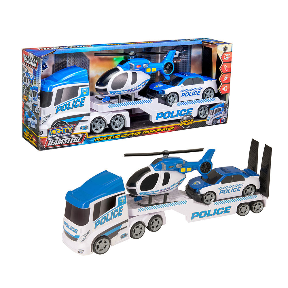 HTI TEAMSTERZ XL Полицейски камион с кола и хеликоптер
