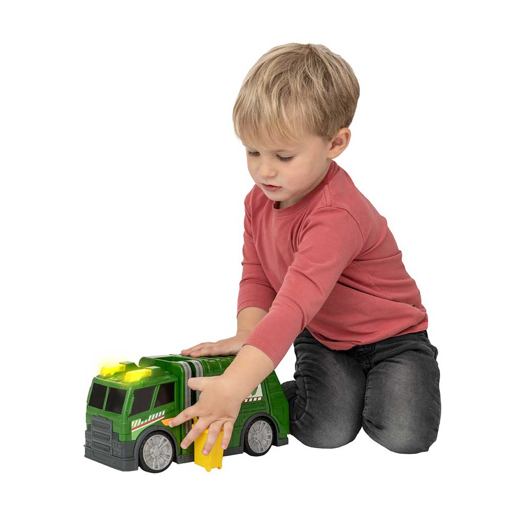 HTI TEAMSTERZ MIGHTY MACHINES Камион за Боклук Звук и Светлина