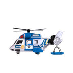 HTI TEAMSTERZ MIGHTY MACHINES Хеликоптер Police Звук и Светлина