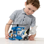 HTI TEAMSTERZ MIGHTY MACHINES Хеликоптер Police Звук и Светлина
