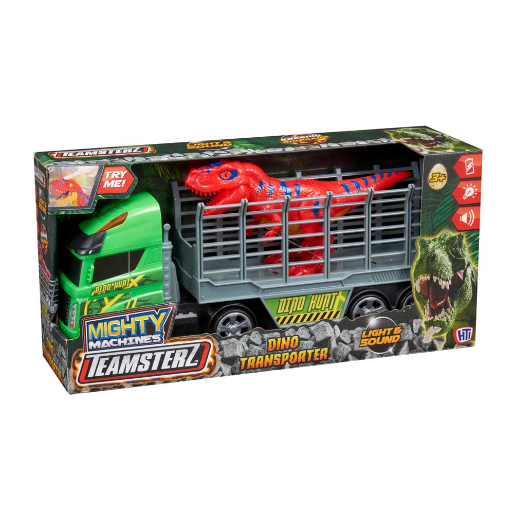 HTI TEAMSTERZ Mighty Machines Камион с Динозавър звук и светлина