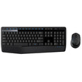 Клавиатура Logitech MK345 Wireless Combo, US INT'L, черна