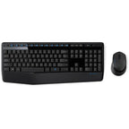 Клавиатура Logitech MK345 Wireless Combo, US INT'L, черна