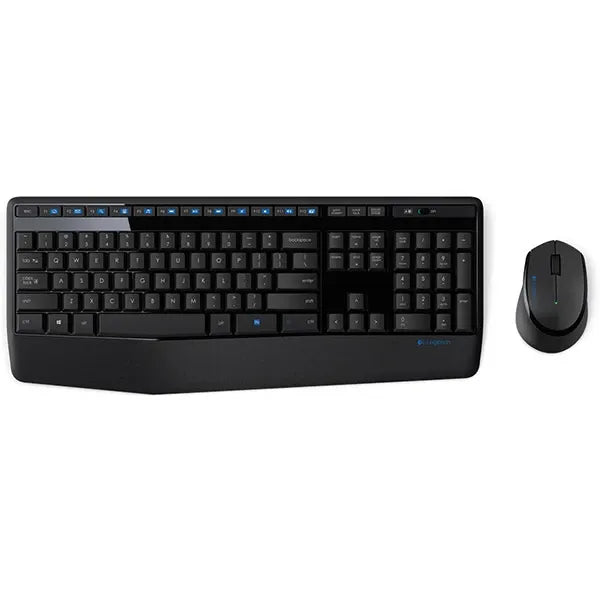 Клавиатура Logitech MK345 Wireless Combo, US INT'L, черна