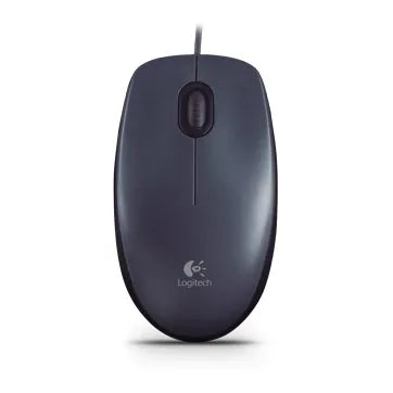 Мишка Logitech M90 Corded, USB, сива