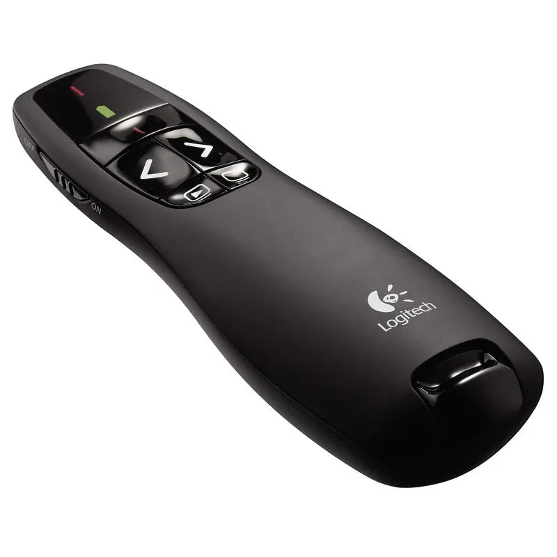 Презентер Logitech R400 Wireless Presentation Remote, черен