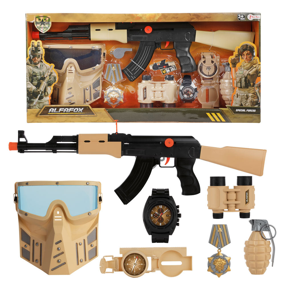 TToys Alfafox Military Автомат и Бойно Снаряжение
