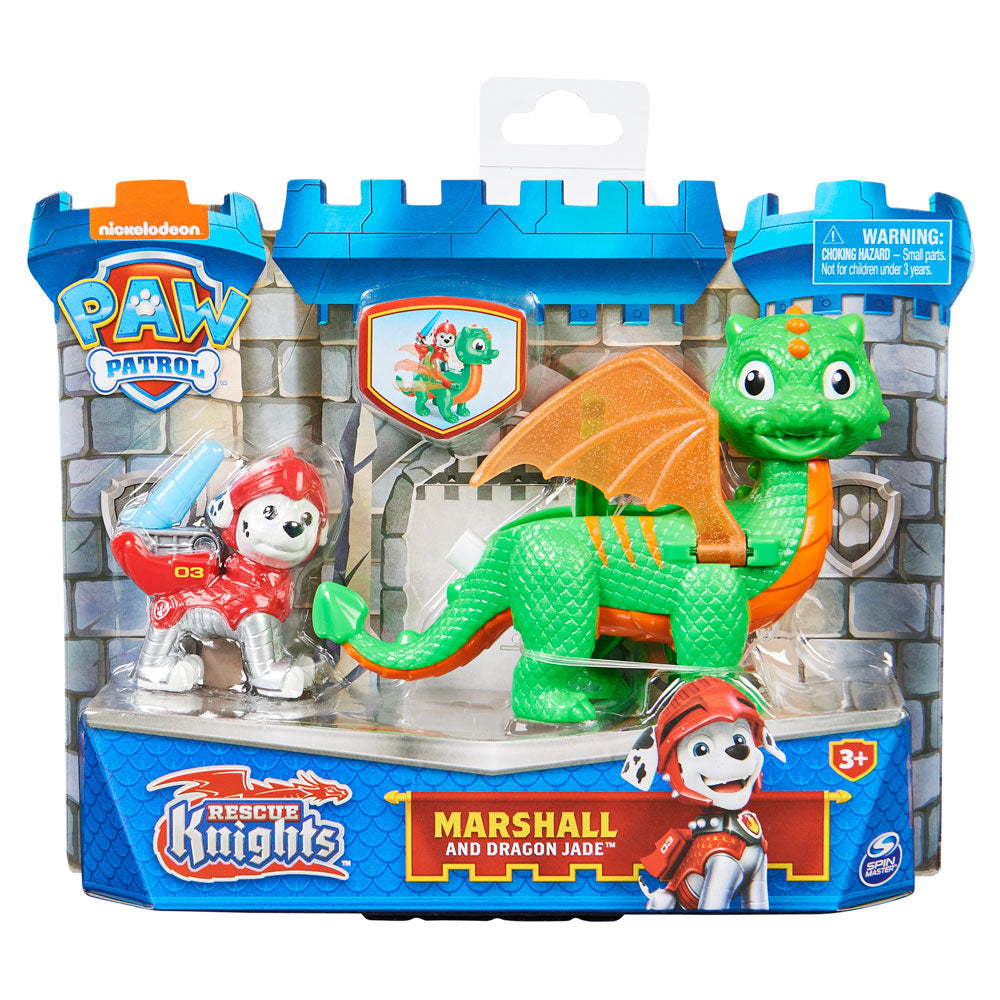 PAW PATROL Rescue Knights Маршал с дракона Джейд