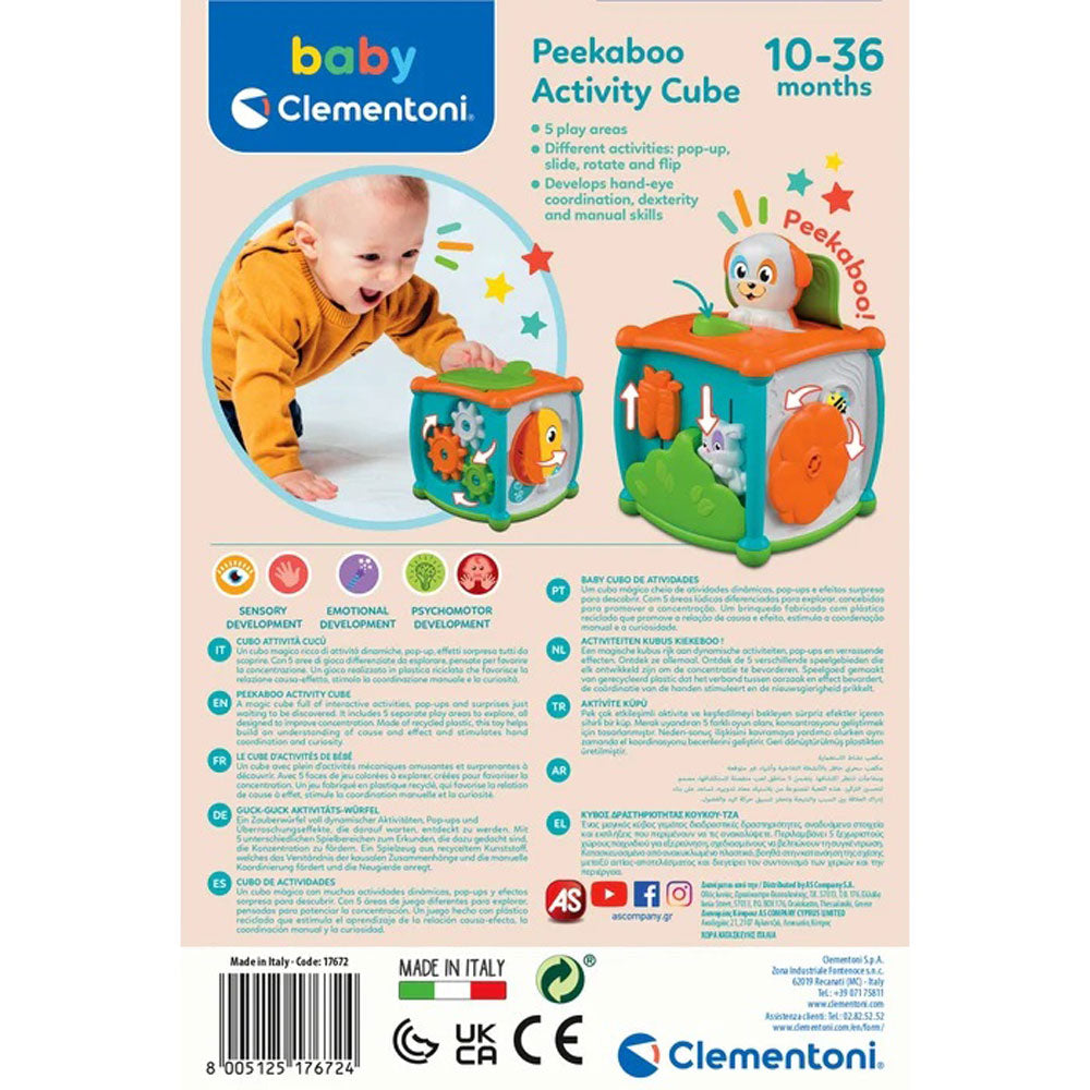 CLEMENTONI BABY Активен куб Peekaboo