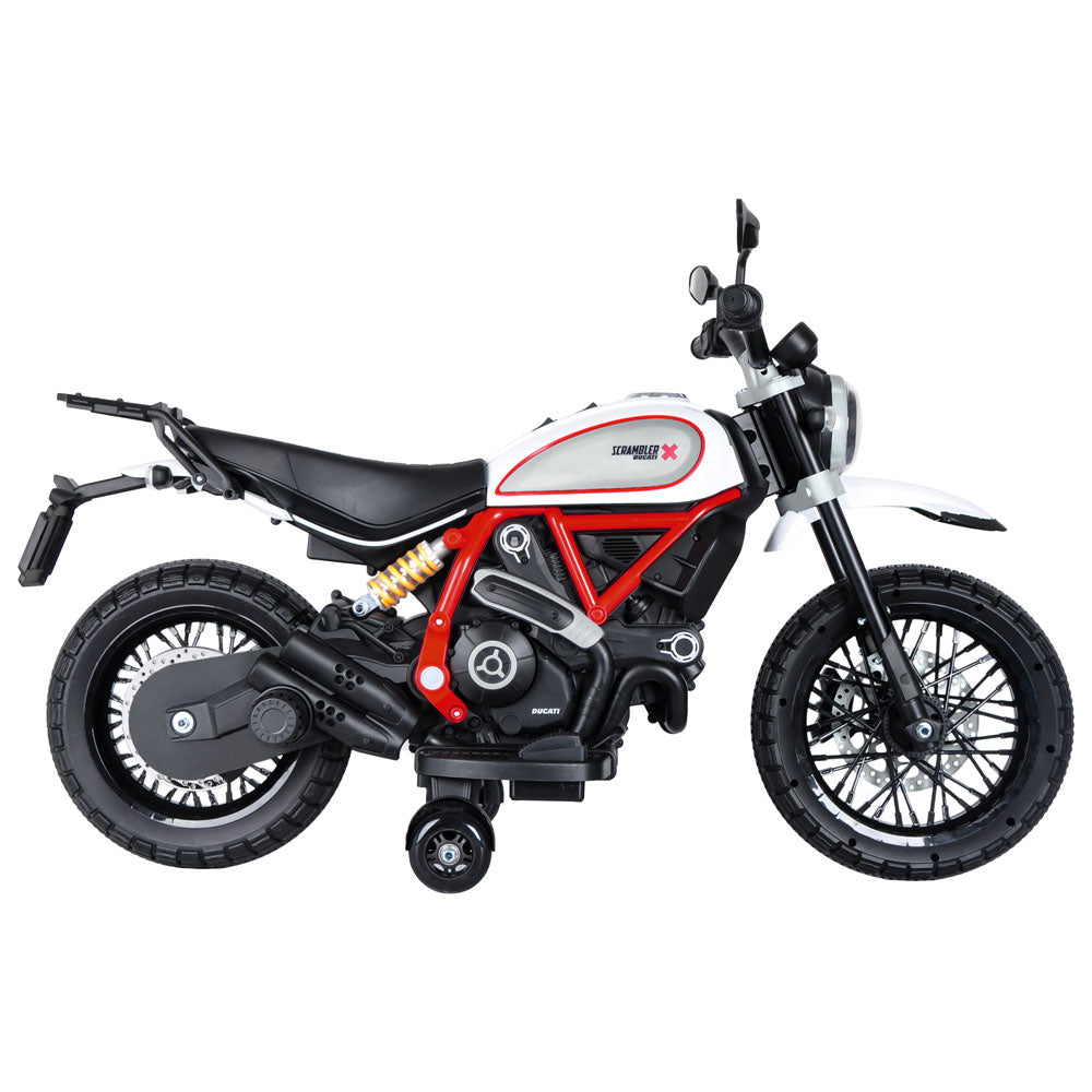 Мотор акумулаторен 6V DUCATI SCRAMBLER Бял