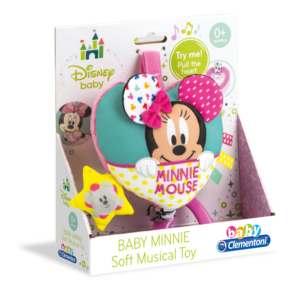 CLEMENTONI  DISNEY BABY MINNIE MOUSE Музикална играчка Сърце