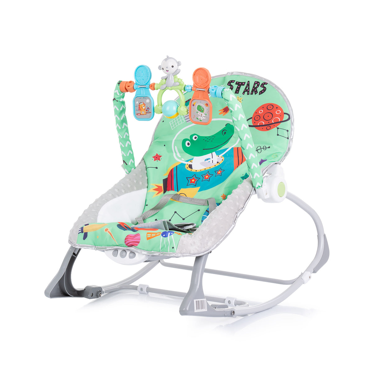 Chipolino Музикален шезлонг "Baby Spa - Зелен