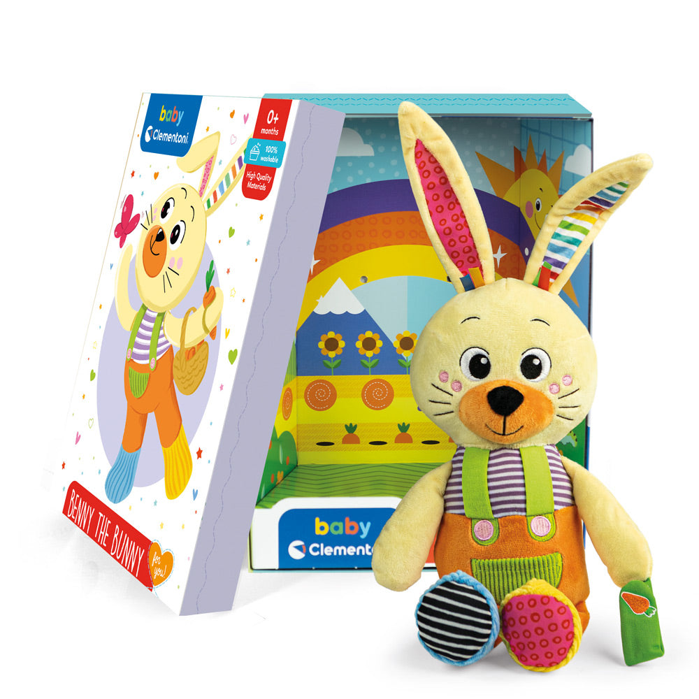 CLEMENTONI BABY Плюшено зайче Benny