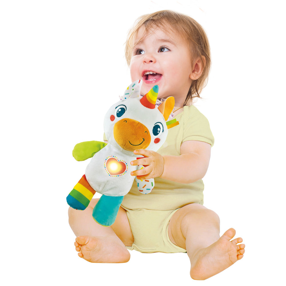 CLEMENTONI BABY Музикален плюшен еднорог