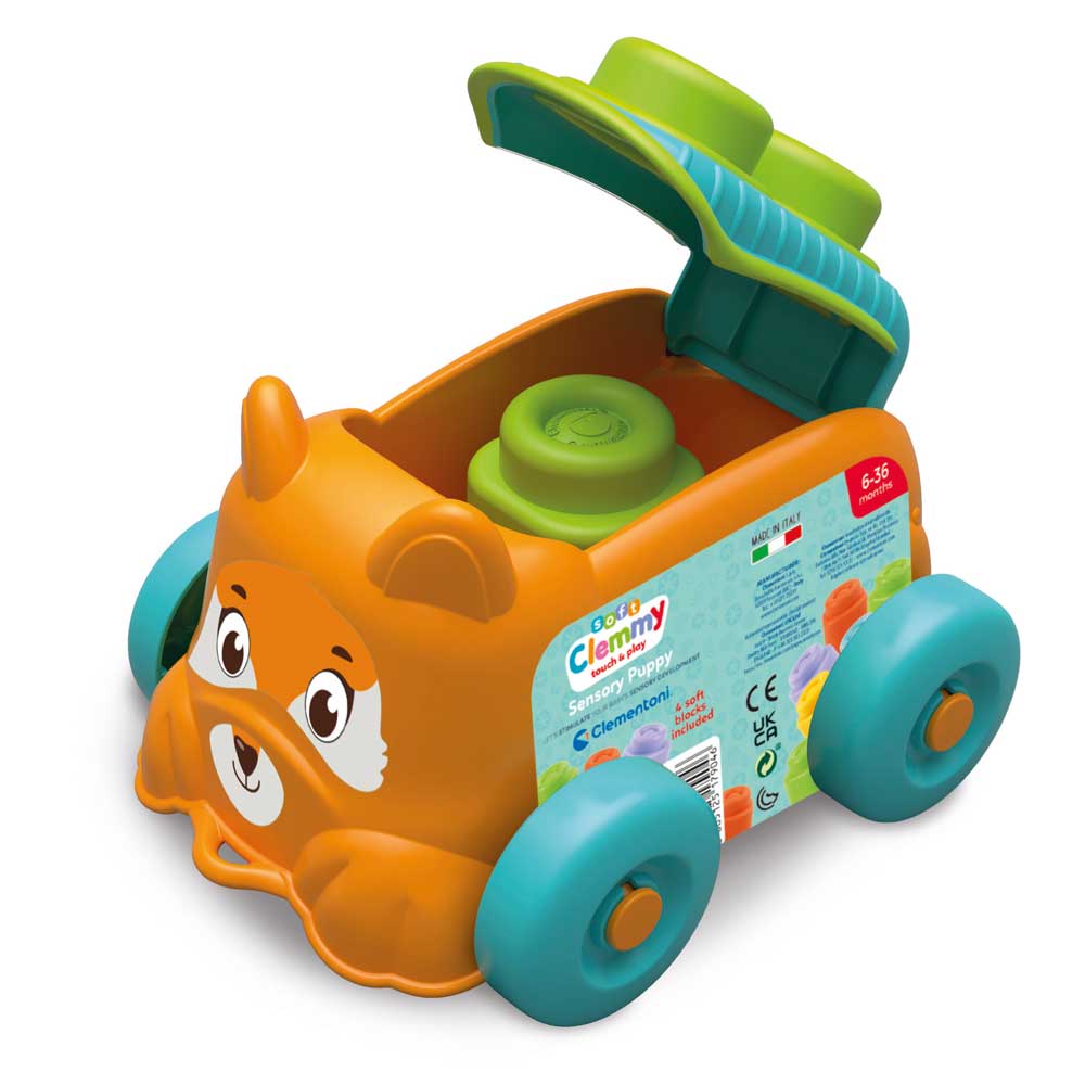 CLEMENTONI SOFT Clemmy Кола с меки форми Sensory Puppy