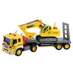 City Service Камион пътна помощ с багер Builder 1:16