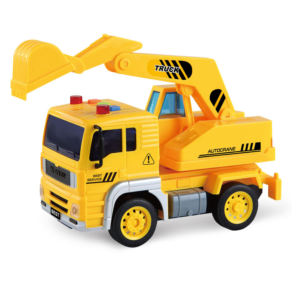 City Service Камион строителен Builder Багер 1:20