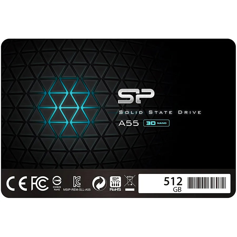SSD диск Silicon Power Ace, A55 512GB SSD Sataiii (3D NAND) 3D NAND