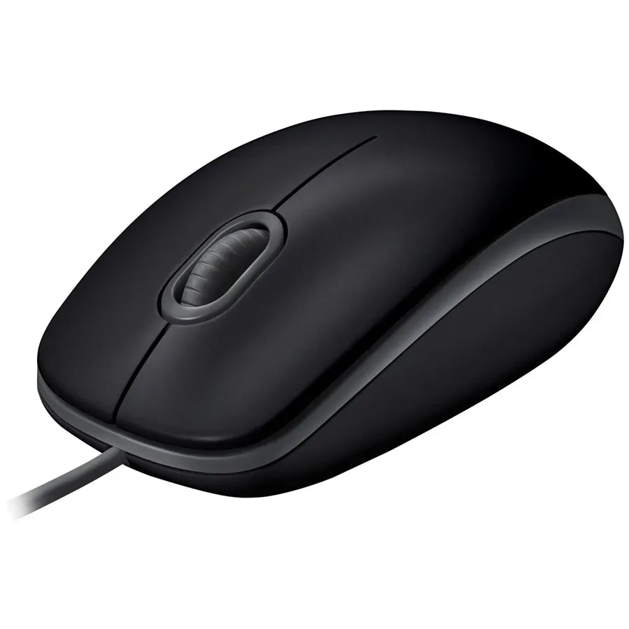 Мишка Logitech B110 Corded, SILENT, USB, черна