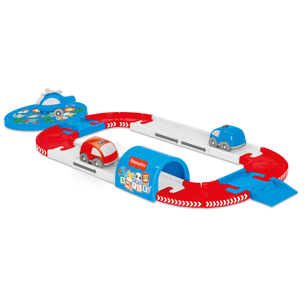 DOLU Fisher Price Писта с 2 коли и хеликоптер 24ч.