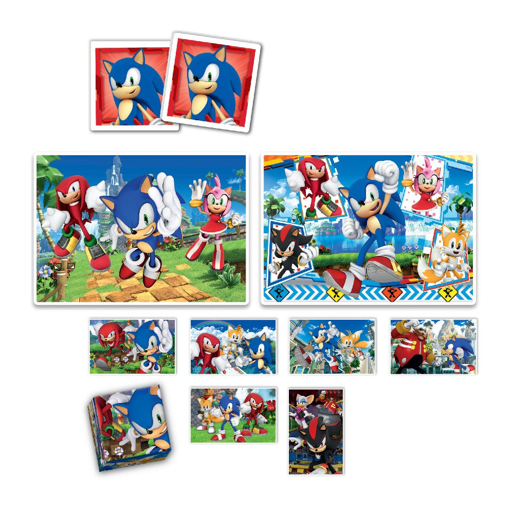 CLEMENTONI EDUKIT 4 в 1 Пъзел + Игри Sonic