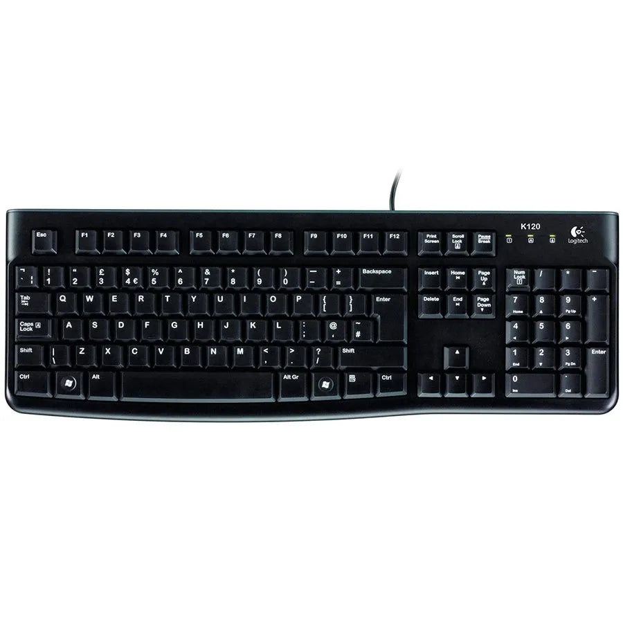 Клавиатура Logitech Corded K120, EER, US International layout