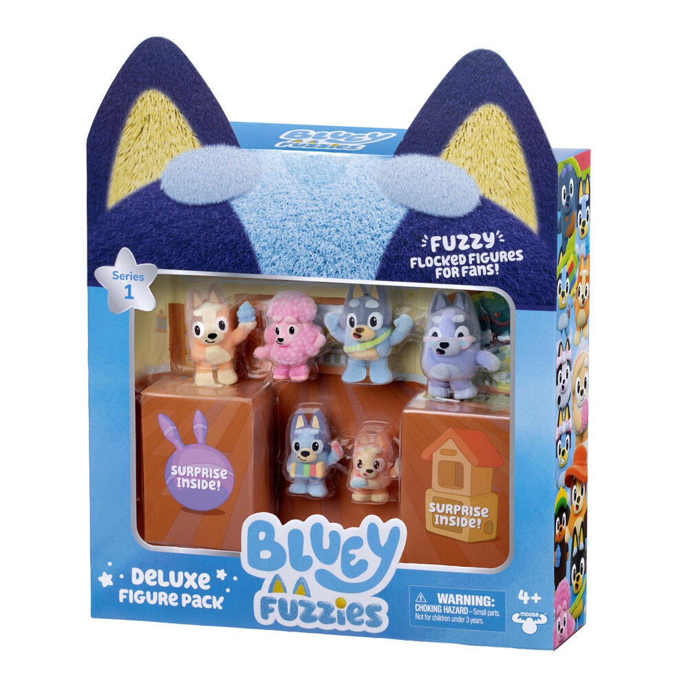 BLUEY Fuzzies Фигура 8 бр. Deluxe