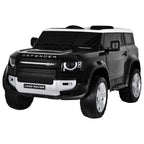 Джип акумулаторен 12V LAND ROVER DEFENDER с родителски контрол, черен