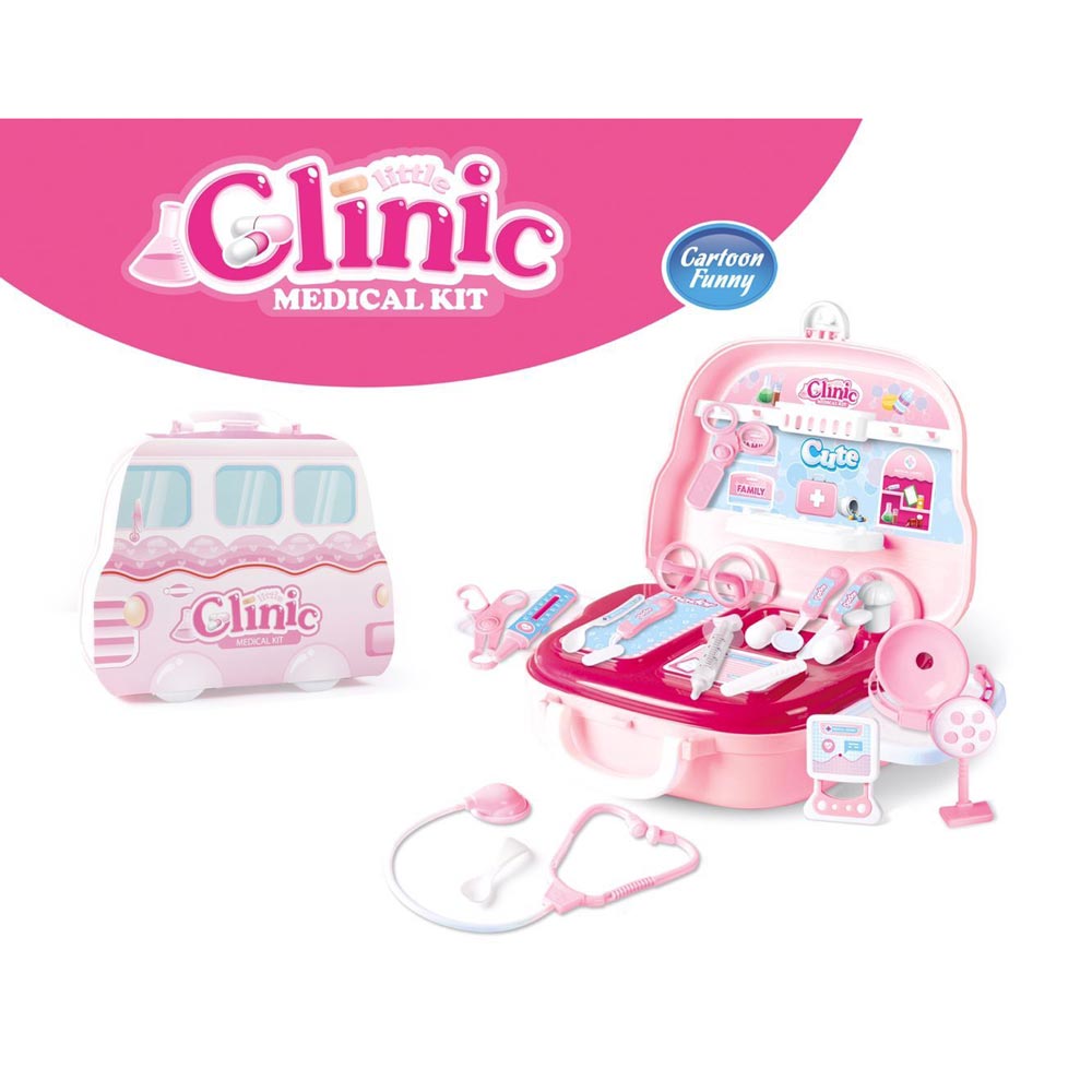 Yifeng Чичо Доктор в Куфарче на Колела Little Clinic Розово