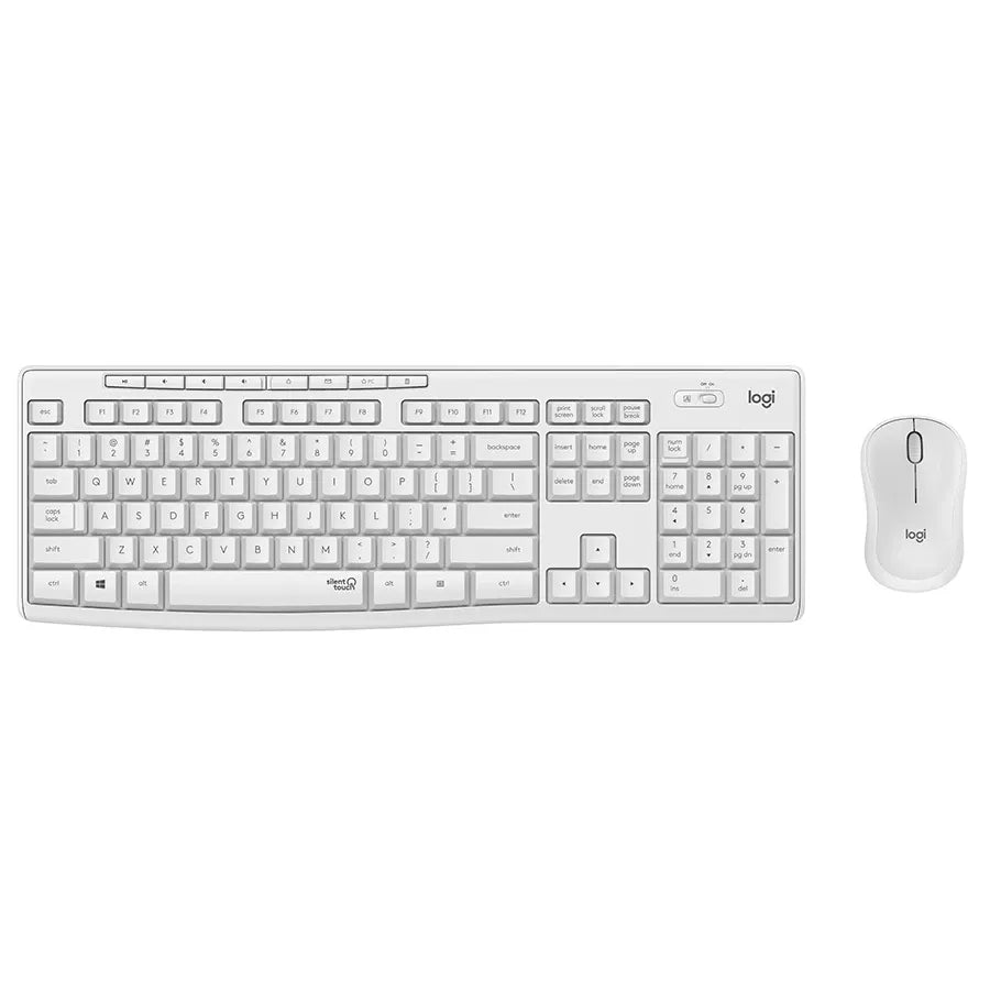 Клавиатура Logitech MK295 Silent Wireless Combo, OFF-WHITE, US INT'L