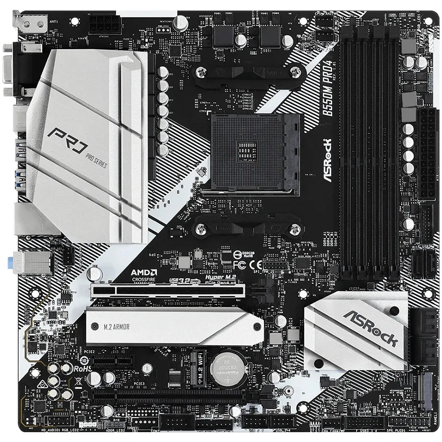 Дънна платка ASRock AMD B550 (B550M PRO4)