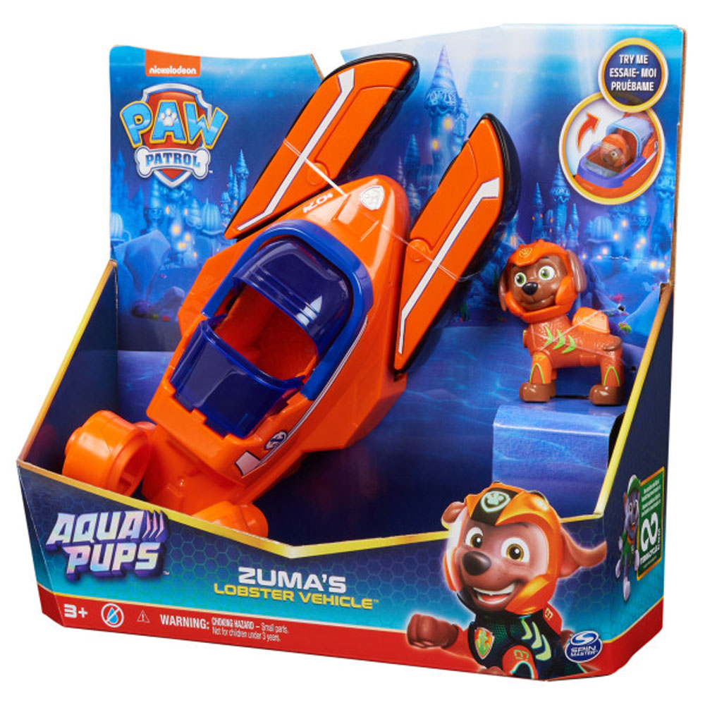 PAW PATROL Aqua Pups Фигурка Зума с подводница Омар