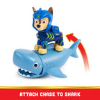 PAW PATROL Aqua Pups Фигурка Чейс с подводен приятел Акула