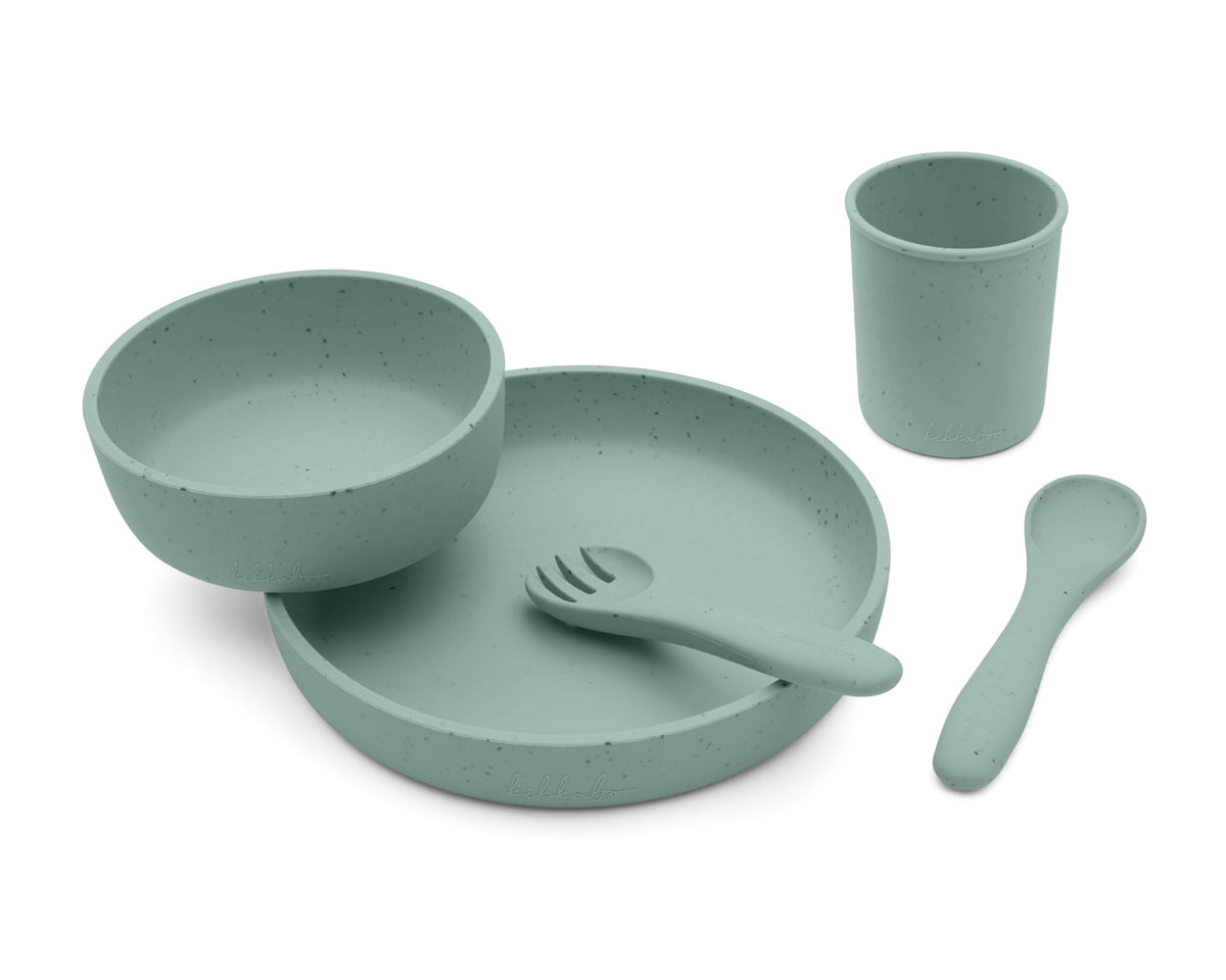 Сет за хранене 5 части Platinum Silicone