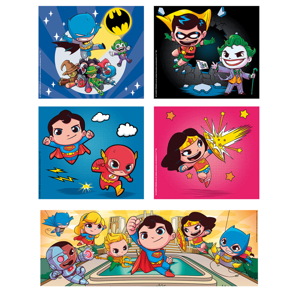 CLEMENTONI 10 в 1 Пъзел DC Comics