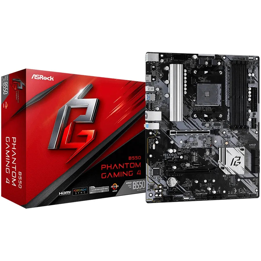Дънна платка ASRock AMD B550 (B550 PHANTOM GAMING 4)