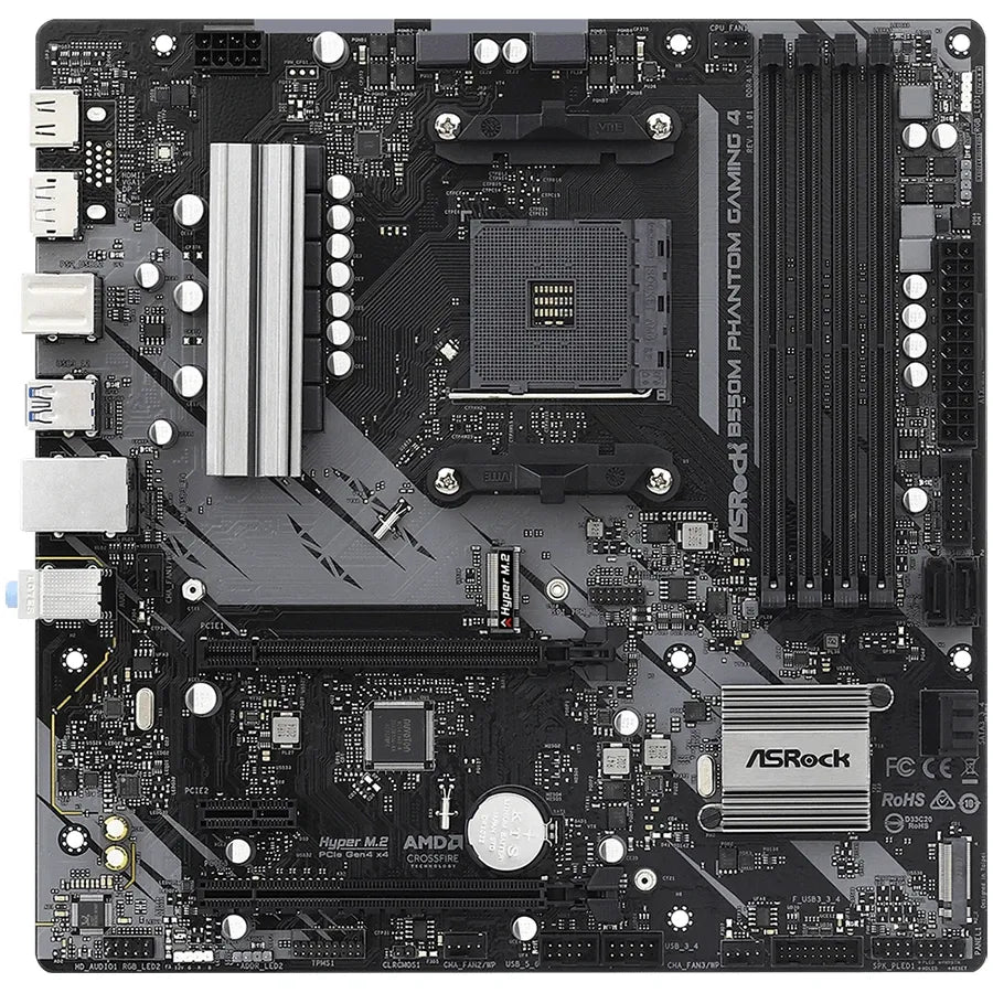 Дънна платка ASRock AMD B550 (B550M PHANTOM GAMING 4)