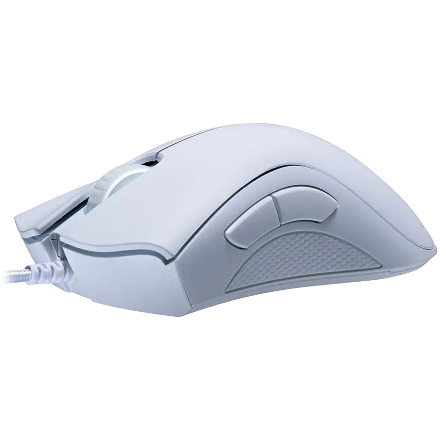 Геймърска мишка Razer DeathAdder Essential White, 6400 DPI